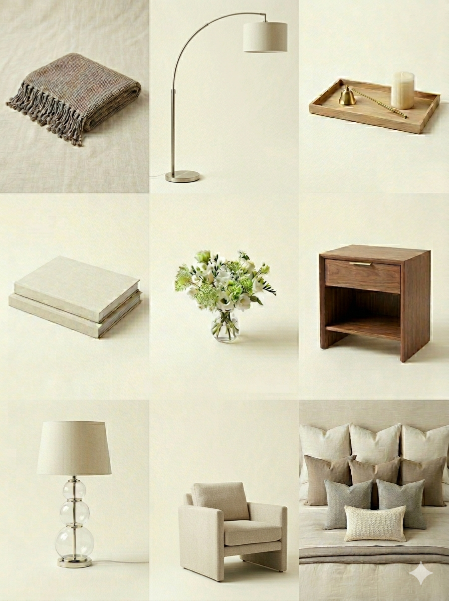 Curated collection from The Defined Dwelling Staging Shop - Bedroom Essentials
